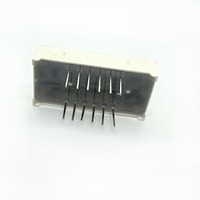 Afficheur LED à 7 segments à cathode commune, 0,36 pouce, 4 chiffres, vert super intense (569-571 nm), indicateur pour horloge, 12 broches