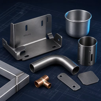 Pembentukan chamfering, pemotongan EDM, pemotongan waterjet, pemotongan plasma, pembengkokan press brake, deep drawing, roll forming, pembengkokan tabung, pengelasan TIG