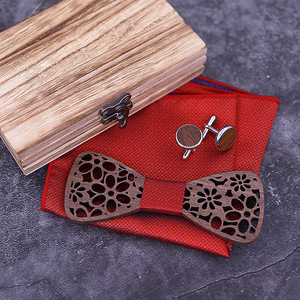 Ingrosso papillon in <span class=keywords><strong>legno</strong></span> per uomini gentili vestito di moda di alta qualità fatto a mano disegno cavo modello Vintage uomo ragazzo <span class=keywords><strong>legno</strong></span> - Product Image 4