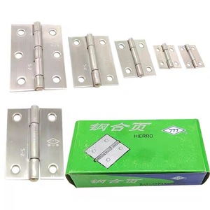 Bisagra de Acero Inoxidable HIERRO de 2.5mm de Espesor, Montaje en Superficie, Acabado Cepillado Duradero, Bisagra para Puerta de Muebles - Product Image 1