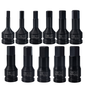 Hex tác động ổ cắm và bit thiết lập 3/4in ổ đĩa H10-H32 <span class=keywords><strong>19mm</strong></span> - Product Image 5