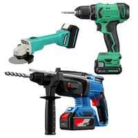 Geverifieerd Leverancier Groothandel Hardware Lithium Batterij Tool Sets Gebruikt Voor Huis Decoratie Installeren Machine Repareren Draadloze Tool