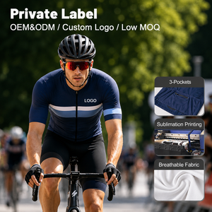 Custom Team Cycling Jersey Men's Short Sleeve Bike Shirt Bulk Order Quick Dry Summer Riding Cycling Sets