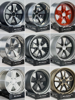 Jantes forgées Bku 5x130 pour Porsche 964 911 964 Turbo 944 930 993, jantes en alliage personnalisées de 17, 18 et 19 pouces pour voitures de tourisme et de course