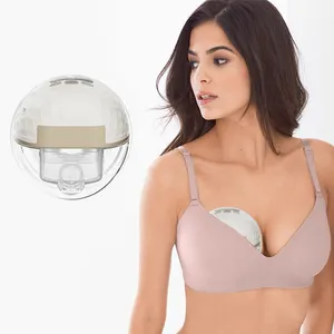Anly Kiss Hot Sale Factory Custom Natural 3D Breastfeeding Intelligent Handsfree Mini Wireless Silicone Wearable Electric Breast Pump