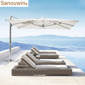 <span class=keywords><strong>Sombrilla</strong></span> <span class=keywords><strong>cuadrada</strong></span> romana grande al aire libre para Villa <span class=keywords><strong>terraza</strong></span> jardín marco de aluminio de 3m para muebles de patio - Product Image 1