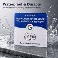 Mini-étiquette en acrylique 12 cm pour table, étanche, compatible NFC213 13,56 MHz, pour avis en espagnol, français et italien