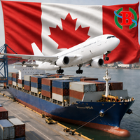 Alibaba-Express-Canada offre des services de fret maritime par camion DDP pour l'expédition de meubles de la Chine au Canada, aux États-Unis et au Mexique-LCL + Trucking