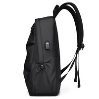 Sac à dos Oxford personnalisé imperméable avec fermeture éclair, compartiment pour ordinateur portable, motif lettres, en polyester, pour sport en plein air, affaires et voyages urbains