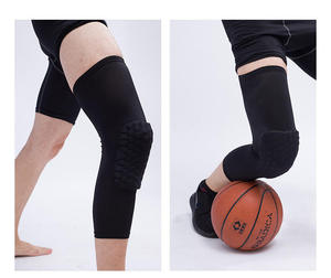 Genouillères de protection anti-collision en nid d'abeille avec logo personnalisé OEM, genouillères de football, genouillères de basketball, manchon de soutien du genou - Product Image 3