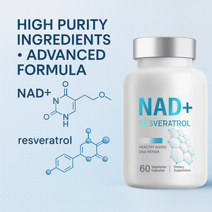 Capsule di NAD+ Nicotinamide Adenine Dinucleotide Integratore Anti-Invecchiamento |   Supporto per l'Energia Cellulare e la Funzione Mitochondriale - Product Image 2