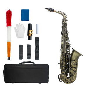 Saxophone <span class=keywords><strong>alto</strong></span> Eb de haute qualité en bronze Saxophone en Mi bémol à motif sculpté Instrument de musique à vent professionnel - Product Image 2