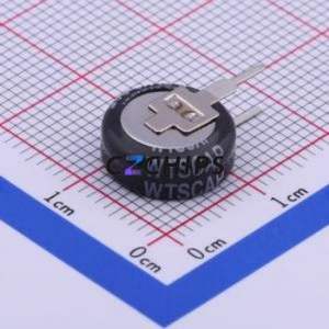 Supercondensateur WTC5V50F33Z-0512V, composant traversant (THT), condensateur 0,33F -20%~+80% 5,5V 5uA@24hrs - Product Image 2