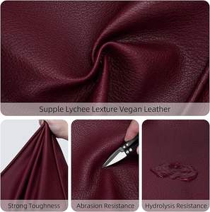 Sacs à bandoulière bordeaux de haute qualité en gros pour femmes, sacs fourre-tout de luxe en cuir PU avec fermeture éclair, résistants à l'eau, pour jeunes femmes - Product Image 4