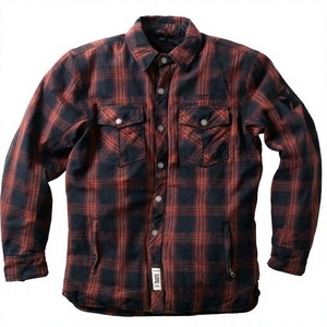 เสื้อแจ็คเก็ตสำหรับขี่มอเตอร์ไซค์ฤดูหนาวบุผ้าฝ้ายฟลานเนลสำหรับผู้ชาย พร้อมแผ่นป้องกัน CE แบบถอดได้ - Product Image 1