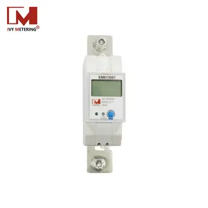 Kwh Meter Manufacturers EM613001 40-400V RS485 Shunt Smart Solar Power Meter 1 Phase DC Din Rail Energy Monitor