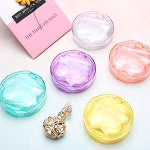 Vente en gros de lentilles de contact <span class=keywords><strong>Oxysept</strong></span> colorées de haute qualité étuis à lentilles de contact ronds avec accessoires - Product Image 5
