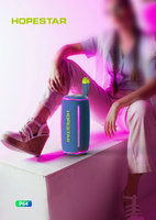 Enceinte portable sans fil HOPESTAR P64 40W grande puissance pour extérieur, avec subwoofer Bluetooth 5.4 et éclairage RGB