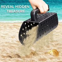 Pelle à sable de plage légère en acier au carbone, hydraulique, DIY, OEM, alimentée par batterie, avec manche en métal, outils pour utilisation sur les prairies