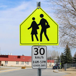 Set di Segnali Stradali Riflettenti Conformi MUTCD - Regolamenti di Parcheggio/Limiti di Velocità/<span class=keywords><strong>Segnaletica</strong></span> Direzionale in Alluminio <span class=keywords><strong>per</strong></span> la Sicurezza <span class=keywords><strong>Stradale</strong></span> - Product Image 1