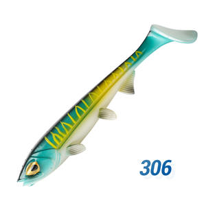 Leurre souple en PVC OEM <span class=keywords><strong>pour</strong></span> la pêche au brochet, <span class=keywords><strong>peinture</strong></span> de couleur 3D, couleurs d'impression 3D, shad swimbait - Product Image 1