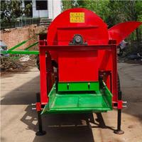 Machine à battre à double alimentation homologuée CE avec plusieurs tamis pour maïs, millet, sorgho, blé, soja – Idéale pour la ferme