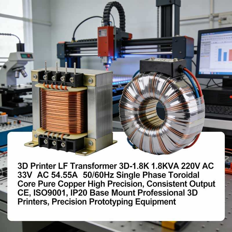 Transformador LF para Impresora 3D 3D-1.8K 1.8KVA 220V 33V 50Hz 60Hz