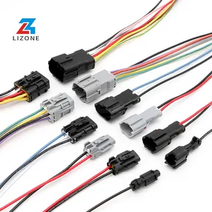 2 3 4 5 6 7 10 20 35 48 56 90 Pin Customized Automotive Wire Harness Connector Car Wiring Harness With Customized Cable Assembly