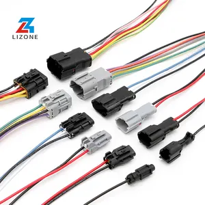 2 3 4 5 6 7 10 20 35 48 56 90 Pin Customized Automotive Wire Harness Connector Car Wiring Harness with Customized Cable Assembly