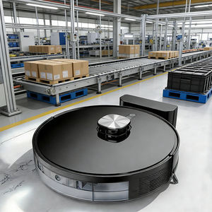 Aspirateur robot intelligent à navigation laser LDS GEERLEPOL V8 OEM, 3500Pa, nettoyage automatique, contrôlé par application, autonomie de plus de 90 minutes - Product Image 1