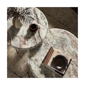 Irregular Shape Natural <b>Marble</b> Coffee <b>Table</b> Stone Center Minimalist Living Room Furniture - Product Image 5