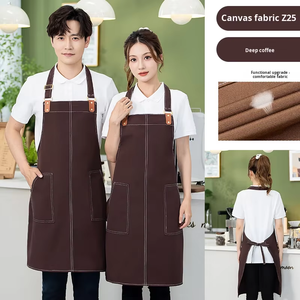 여성용 무지 메이크업 아티스트 뷰티 속눈썹 앞치마 (소량 주문 가능), 맞춤 인쇄 네일 테크니션 앞치마 - Product Image 5