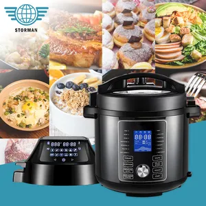 New Arrivals Kitchen Appliance Programmable 17 Cooking Functions 2 In 1 Pressure Cooker Air Fryer