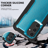 GSCASE 2024 Usine Moins Cher Prix 3-en-1 Mobile Phone Case Thick TPU Rubber Shockproof Full-Body Cover Pour Samsung S24