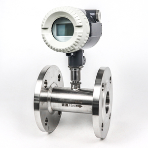 Giá thấp xung Hart RS485 SS316L SS304 lỏng DIESEL Xăng nhiên liệu mặt bích nước/kẹp/chủ đề tuabin lưu lượng kế với màn hình LCD hiển thị - Product Image 2