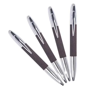 Low price ball pen making machine clip metal with customized logo for promotional gift