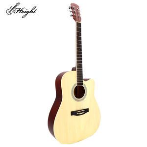 <span class=keywords><strong>Guitare</strong></span> acoustique en tilleul de 40 pouces <span class=keywords><strong>à</strong></span> haute brillance pour les débutants Conception en coupe pour un jeu <span class=keywords><strong>facile</strong></span> - Product Image 5