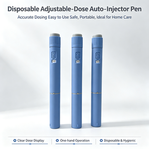 Stylo injecteur automatique à dose réglable jetable OEM ODM en stock, stylo à insuline portable pour soins à domicile avec affichage clair de la dose - Product Image 1