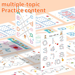 Schede personalizzate riutilizzabili e cancellabili per la scrittura a mano dell'<span class=keywords><strong>alfabeto</strong></span> (A-Z maiuscolo e minuscolo) per bambini - Giocattolo educativo per l'apprendimento - Campione gratuito - Product Image 3