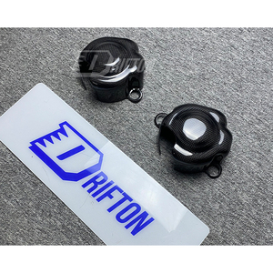 Cubierta de la Bomba de Combustible del Compartimento del Motor Drifton de Fibra de Carbono Seca 3K/6K/12K con Acabado Brillante/Mate para Ferrari 458 Italia Spider - Product Image 4