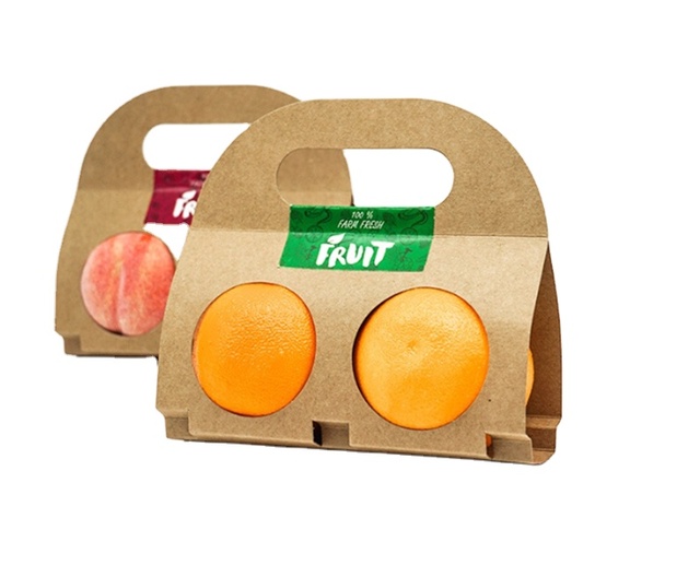 Hot Selling Strong Eco-friendly Paper Boxes for Vegetables and Fruits Delivery Carton Packaging