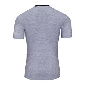 Men's Casual Short-Sleeved Hip Hop Sports T-Shirt Breathable Knitted 100% Polyester Fabric Oversized Fit Custom Logo Printed - Product Image 5