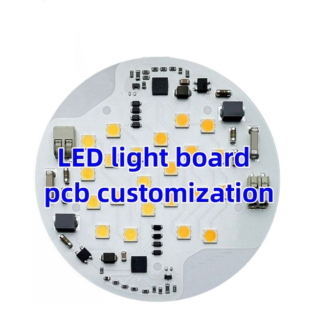 SMD LED PCB Board 2W/K Thermal Conductivity Aluminum FR4/Ceramic 1 oz Copper Thickness OEM Services for Smart Home Light
