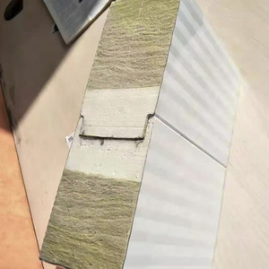 Bảng điều khiển bánh <span class=keywords><strong>sandwich</strong></span> len đá 60mm âm thanh bằng chứng với bảng hấp thụ âm thanh để ghi Thư Viện văn phòng Studio - Product Image 6