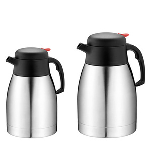 Thermos arabo caffè caraffa termica grandi thermos in acciaio inox, mantenere l'acqua calda fino a 12 ore, doppia parete - Product Image 1