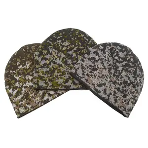 Unisex Classic Knit Soft Warm Jacquard Beanie Hat No Cuff Winter Camo Short Caps Toque For Men Women Ski Sports Plain Wholesale