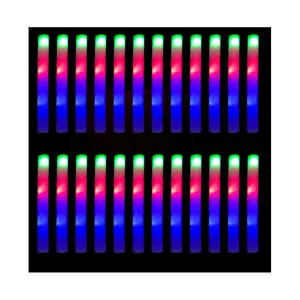 Groothandel Licht Fluorescerende Knipperende Radiogestuurde Led-Schuimstokken Voor Een Bruiloft