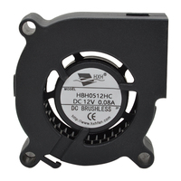 Ventilador DC 5220 52x52x20 mm 5V con Doble Rodamiento de Bolas, 70000 Horas de Vida Útil, Ventilador de Refrigeración por Aire con Aspas de Plástico, OEM ODM CE ROHS