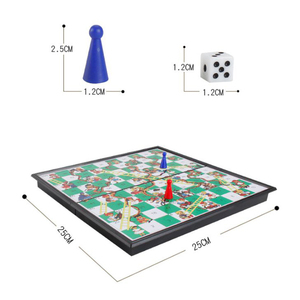 Bán buôn 25*25cm tùy chỉnh Ludo Xúc xắc hộp dễ dàng để thực hiện nhựa và Silicone cờ vua thiết lập & Hội Đồng Quản trị cho trẻ em chơi - Product Image 4