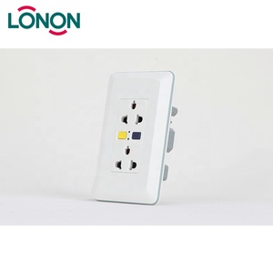 LONDON Mise À La Terre Standard 230 V 10A Tension nominale électrique interrupteur prise gfci prise murale - Product Image 6